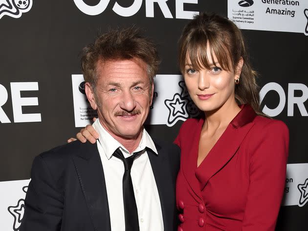 Sean Penn and Leila George lors d'un gala à Los Angeles en janvier 2020. (Photo by Michael Kovac/Getty Images for CORE Gala) (Photo: Michael Kovac via Getty Images)