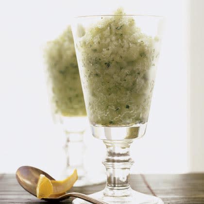 Basil-Lemon Granita