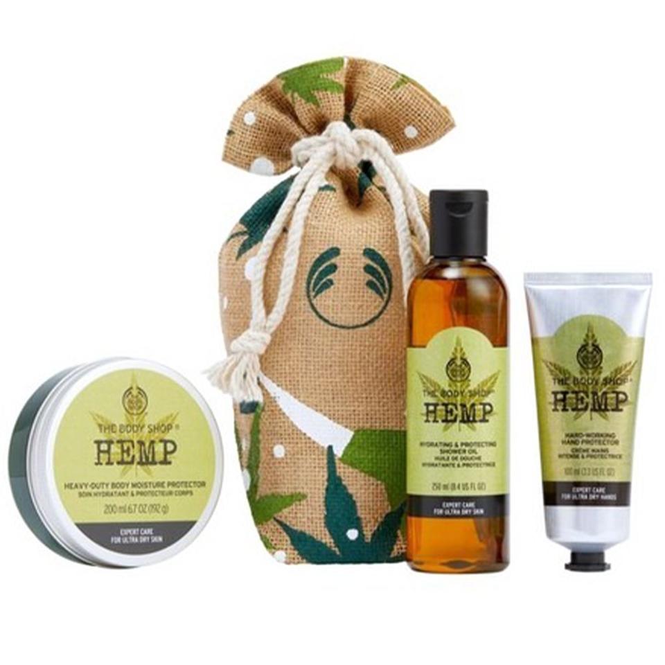 <p><a href="https://go.redirectingat.com?id=74968X1596630&url=https%3A%2F%2Fwww.thebodyshop.com%2Fen-us%2Fgifts%2Fbath-and-body-gifts%2Fhydrating-protecting-hemp-gift-set%2Fp%2Fp092042&sref=https%3A%2F%2Fwww.bestproducts.com%2Fbeauty%2Fg267%2Fbody-and-bath-gift-sets-for-women%2F" rel="nofollow noopener" target="_blank" data-ylk="slk:Shop Now;elm:context_link;itc:0;sec:content-canvas" class="link ">Shop Now</a></p><p>Hydrating & Protecting Hemp Gift Set</p><p>thebodyshop.com</p><p>$47.00</p>