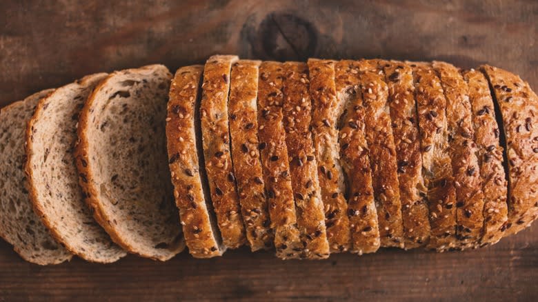 loaf of multigrain bread