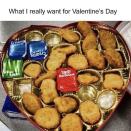 <p>Heart-shaped boxes of chocolate are so last year — we'll take some nuggs (and extra sauce!) instead. </p><p><a href="https://www.instagram.com/p/B8jObfvg3tt/?utm_source=ig_embed" rel="nofollow noopener" target="_blank" data-ylk="slk:See the original post on Instagram;elm:context_link;itc:0;sec:content-canvas" class="link ">See the original post on Instagram</a></p>