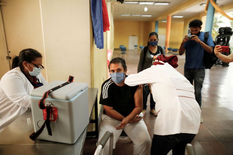 FILE PHOTO: Outbreak of the coronavirus disease (COVID-19) in Caracas