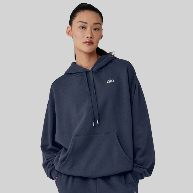 Alo Yoga Accolade Hoodie in Natural