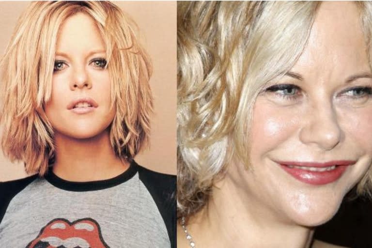 Meg Ryan en los años 90 y ahora