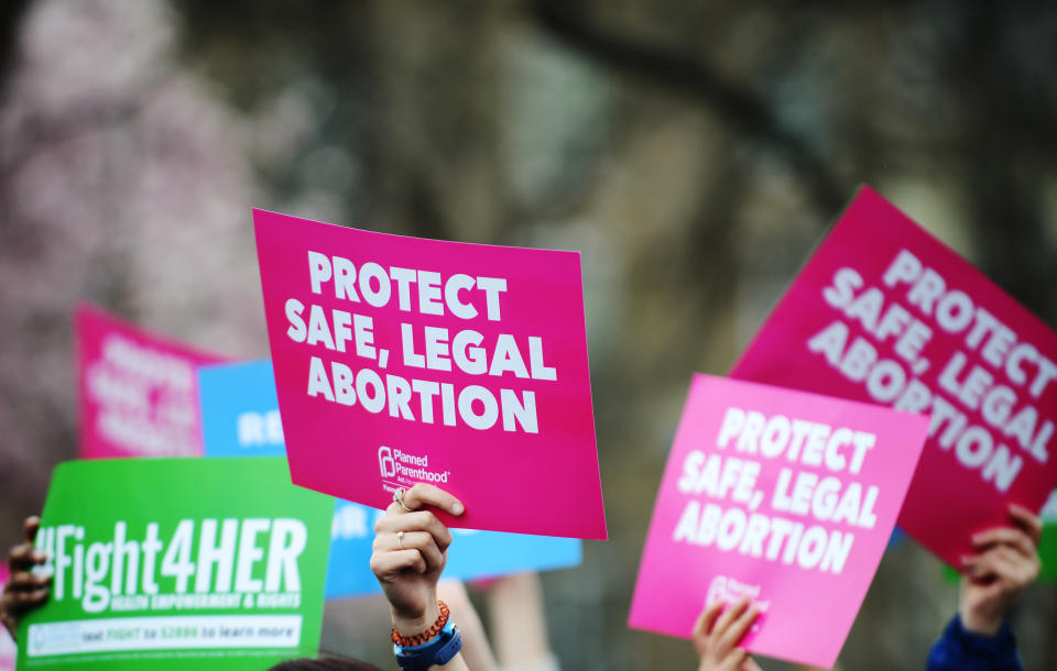 While Vermont considers protecting abortion via its state constitution, several other states are looking to ban it as early as six weeks. (Astrid Riecken via Getty Images)