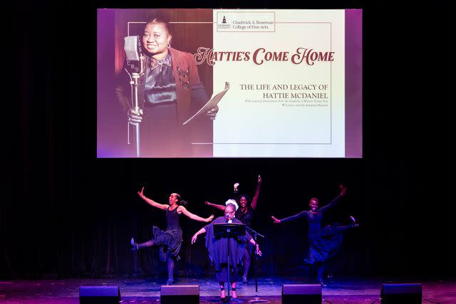 <p>Getty Images</p> The 'Hattie's Come Home' ceremony at Howard University in Washington, D.C. on Oct. 1, 2023