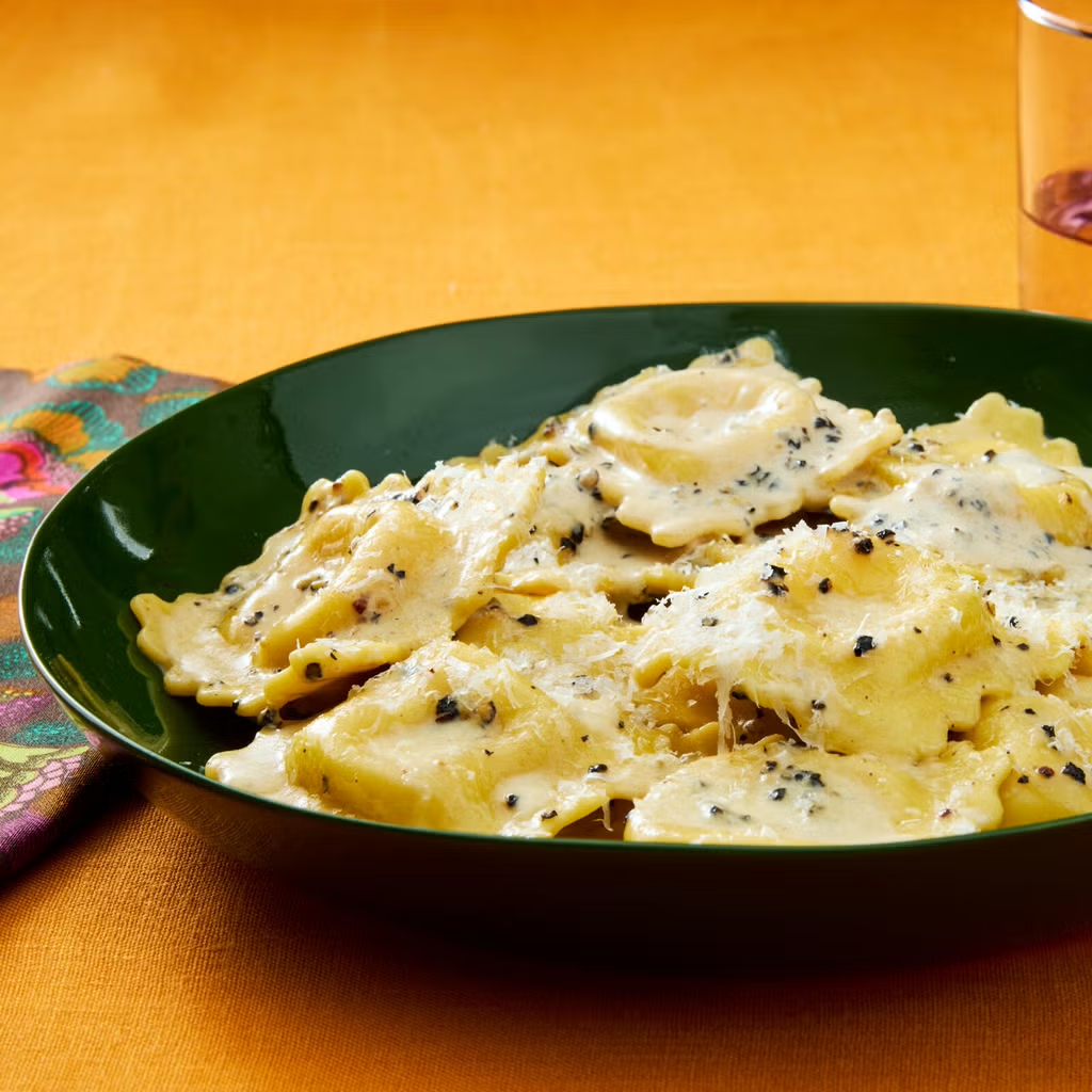 five ingredient meals cacio e pepe ravioli