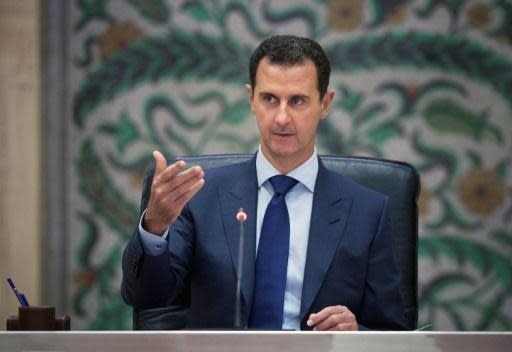 Syria's Assad says Moscow 'never' spoke of departure