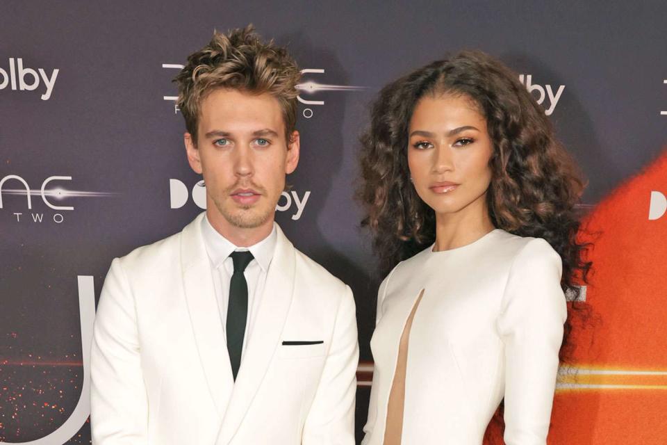 <p>by Eric Charbonneau/Getty</p> Austin Butler and Zendaya