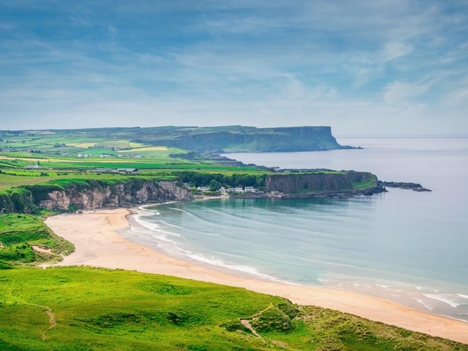 The landscape of White Park Bay took shape between 200 million and 50 million years ago (Getty Images/iStockphoto)