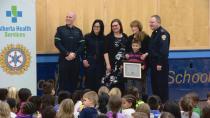 Edmonton boy, 6, awarded for quick thinking that saved his mother's life