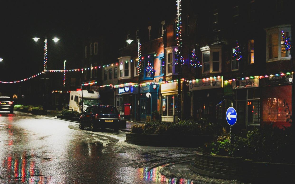 A deserted night-time street in Saltburn-by-the-Sea, North Yorkshire - Ian Forsyth/Getty Images Europe