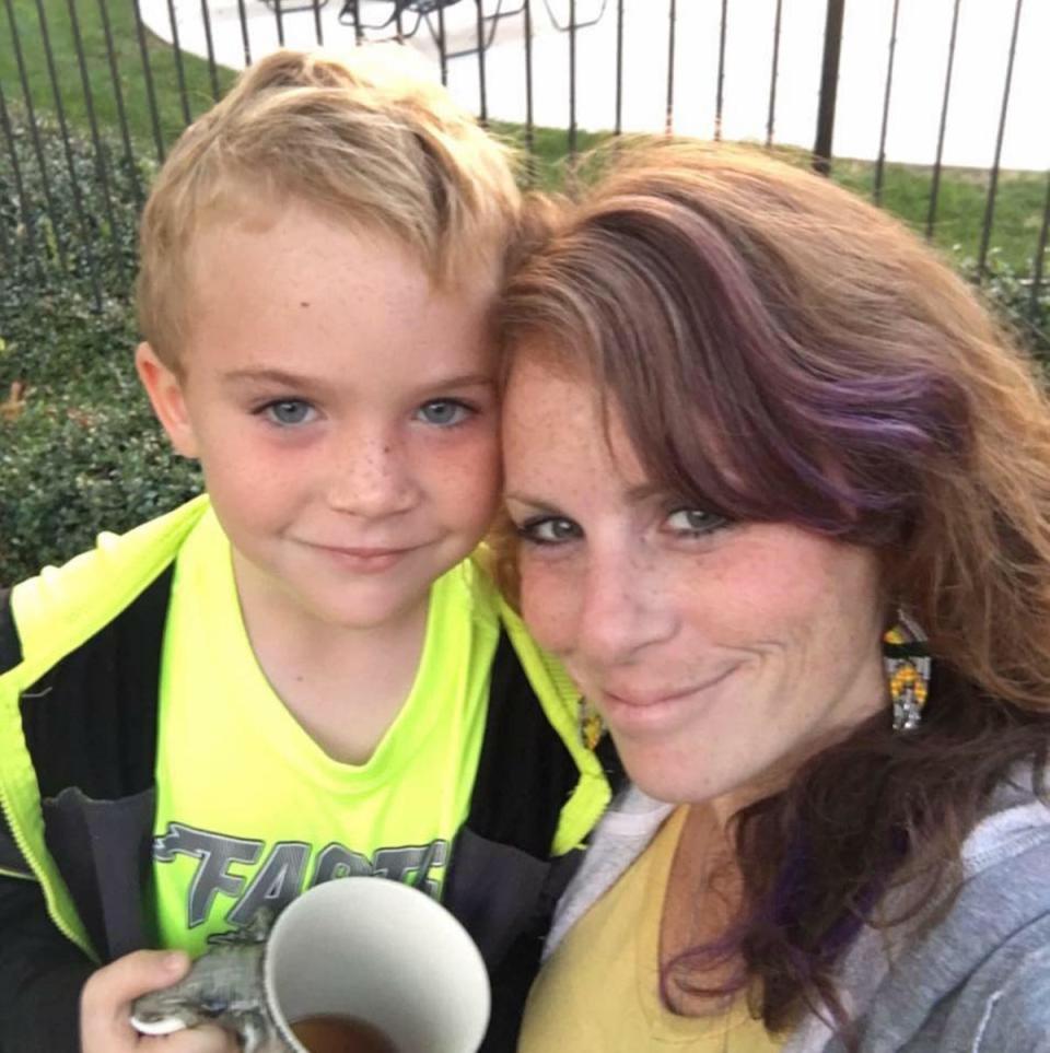 "Early morning hot cocoa and coffee. This sweet boy and me have been always been a team. He is my whole heart!" --&nbsp;<i>Orchid Katy</i>