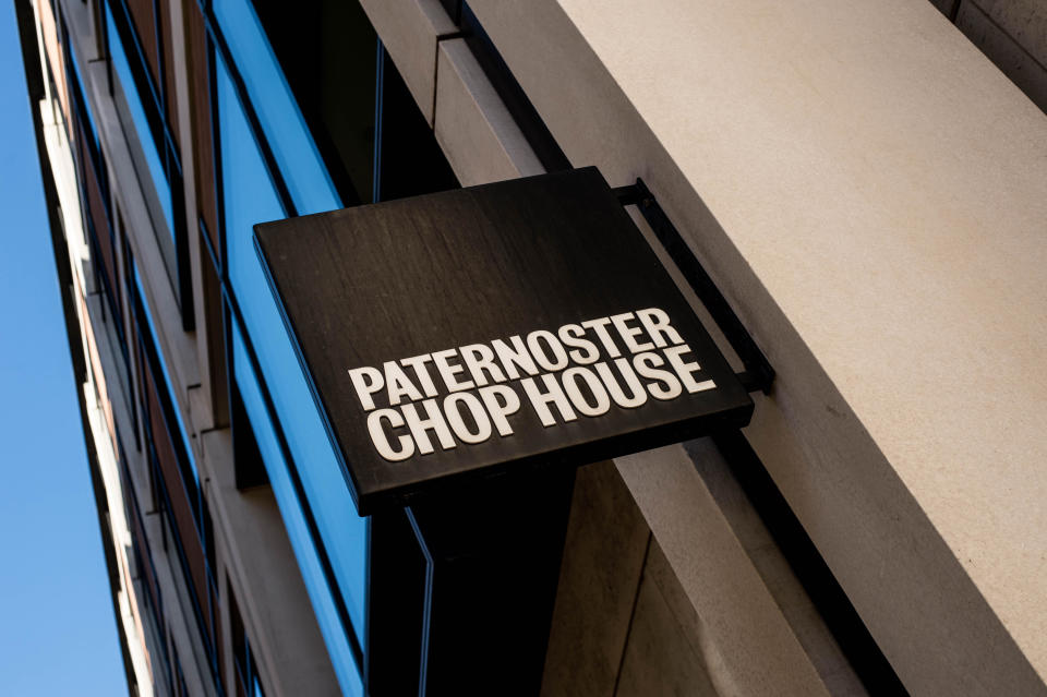 The venue for Channel 4s' First Dates Programme Paterenoster Chop House Restaurant in the City of London