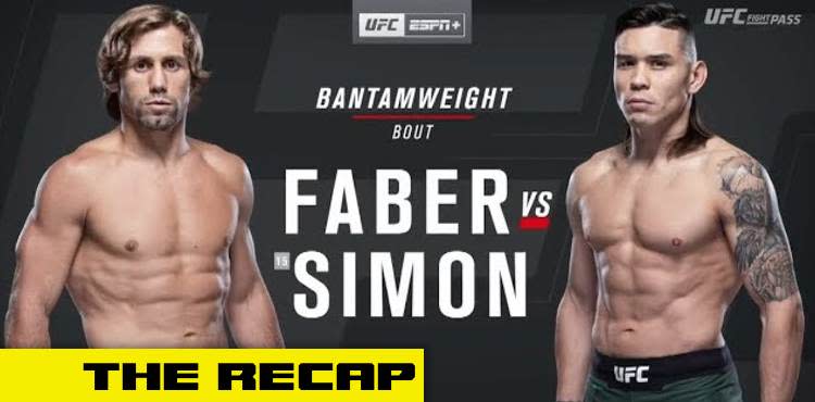 UFC Sacramento Faber vs Simon recap