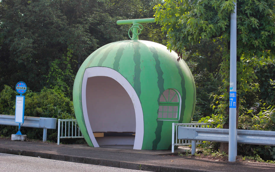 Fruit Shaped Bus Stops