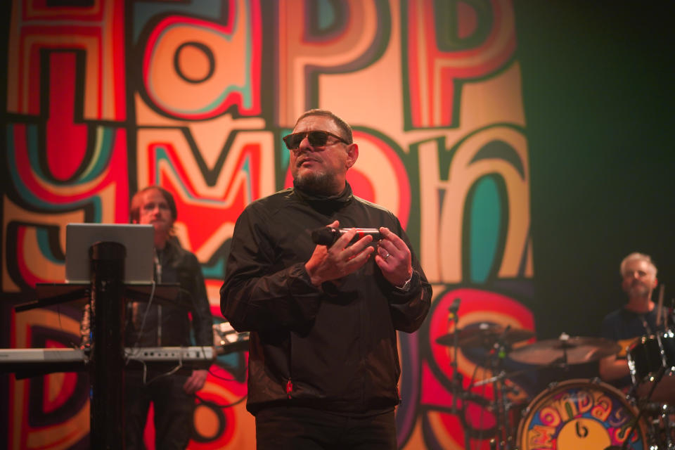 Shaun Ryder of The Happy Mondays performing live on stage at The Roundhouse in London. Photo date: Thursday, November 16, 2017. Photo credit should read: Richard Gray/EMPICS Entertainment