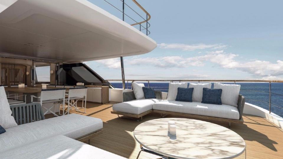 The Benetti Motopanfilo is a new retro Superyacht design with many modern features