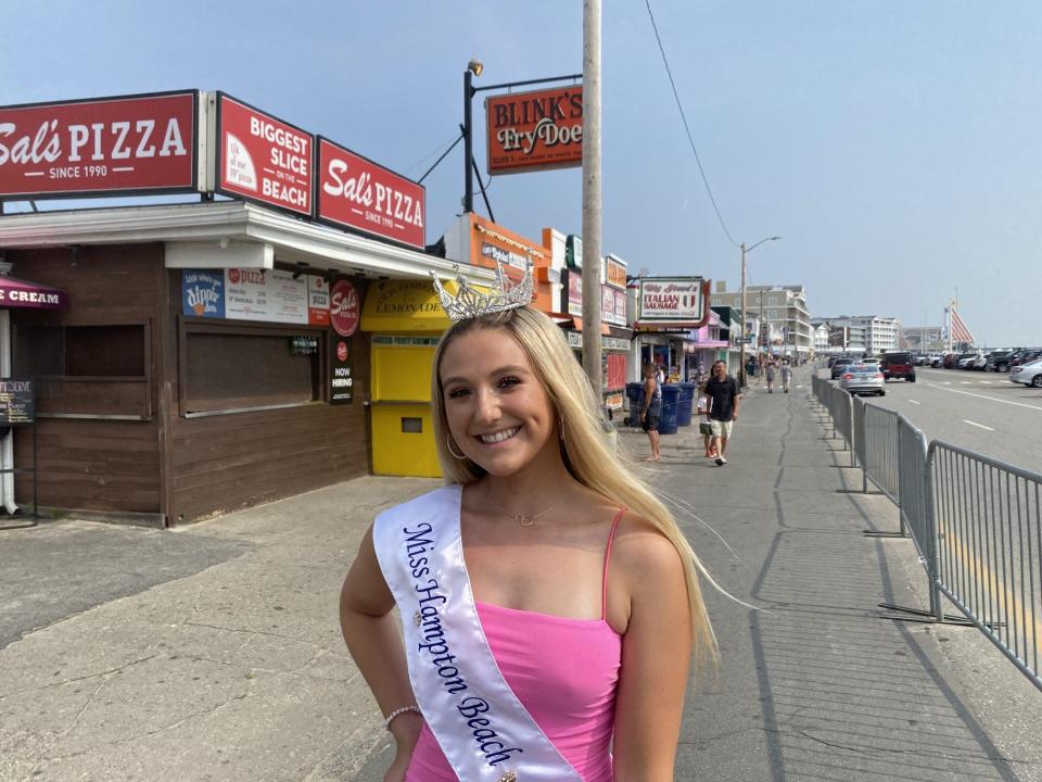 Hannah Ritchie, the 2022 Miss Hampton Beach, will hand over her title next week after a year with the crown.