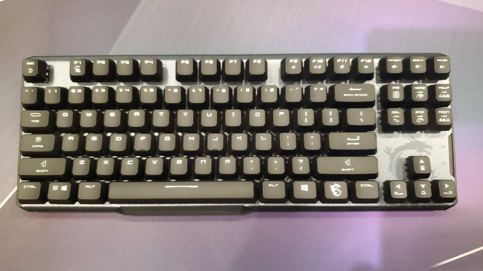 a black mechanical gaming keyboard