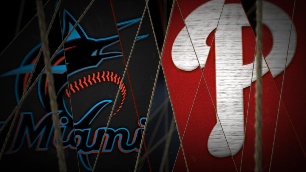 Highlights from the Marlins vs. Phillies game featured on Yahoo Sports