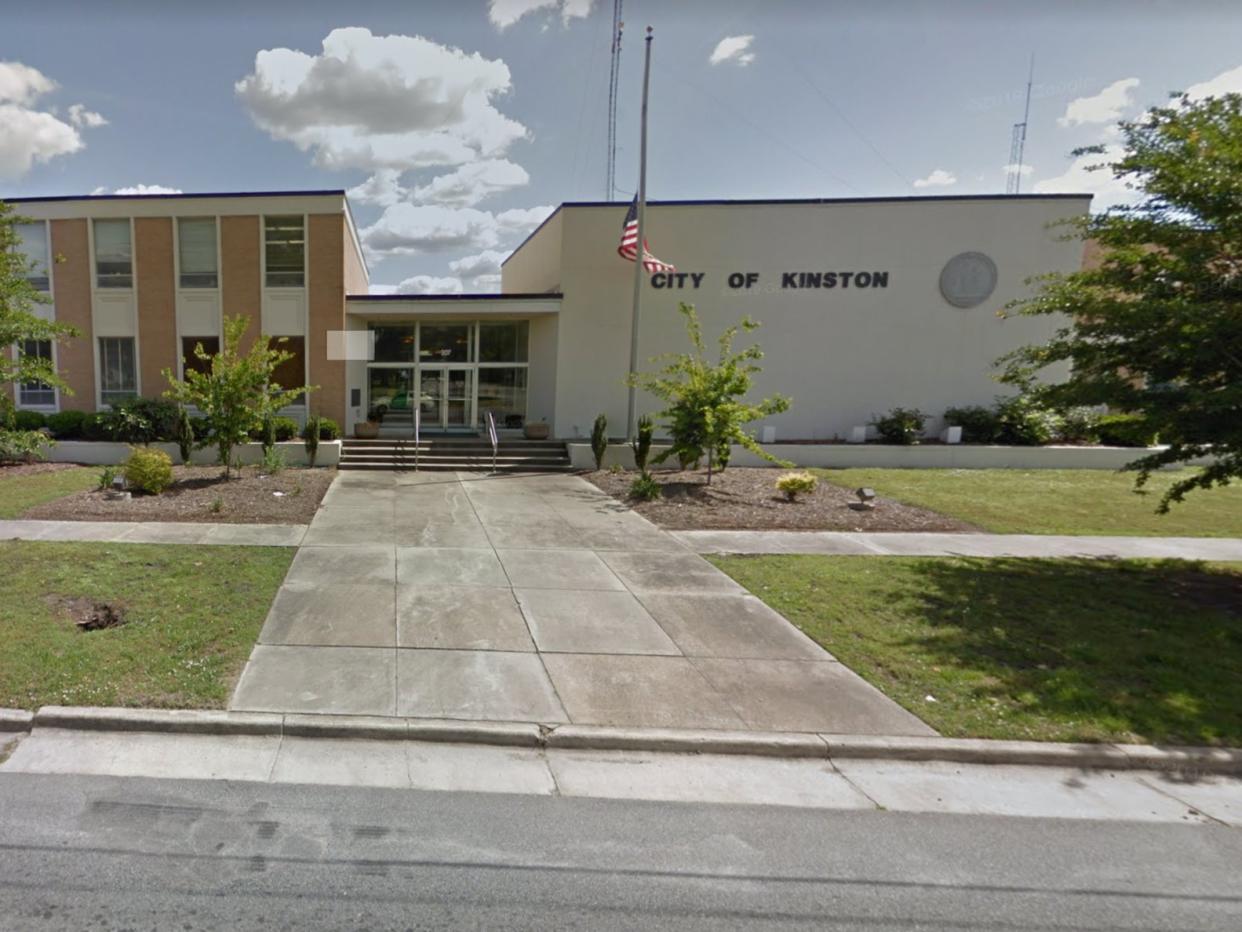 <p>The Kinston Police Department in North Carolina</p> ((Google Maps))