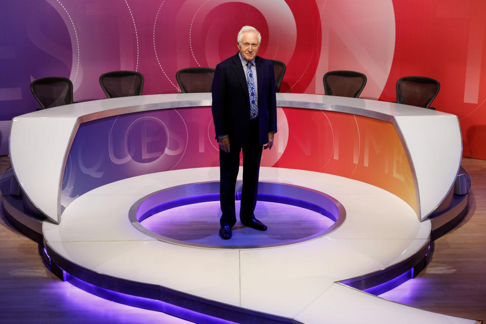 <p>David Dimbleby has hosted the programme for 25 years.</p>