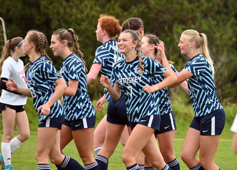 The Petoskey girls' soccer team celebrated enough over the weekend to clinch the No. 1 seed within their district bracket, something they of course had as a goal when the season began.
