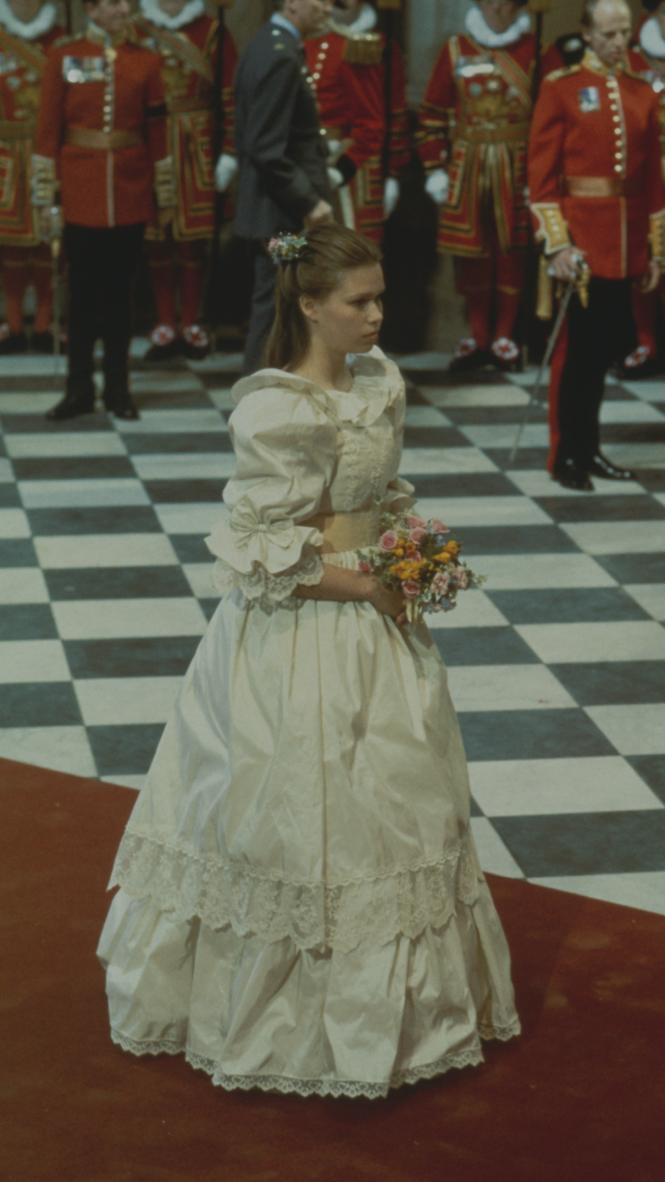 Lady Sarah Chatto at the royal wedding