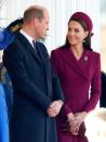 <p>During the ceremonial welcome for South African president Cyril Ramaphosa, the royals shared a sweet look at Horse Guards Parade.</p>