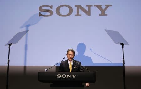Sony Corp's President and CEO Kazuo Hirai attends a corporate strategy meeting at the company's headquarters in Tokyo February 18, 2015. REUTERS/Issei Kato