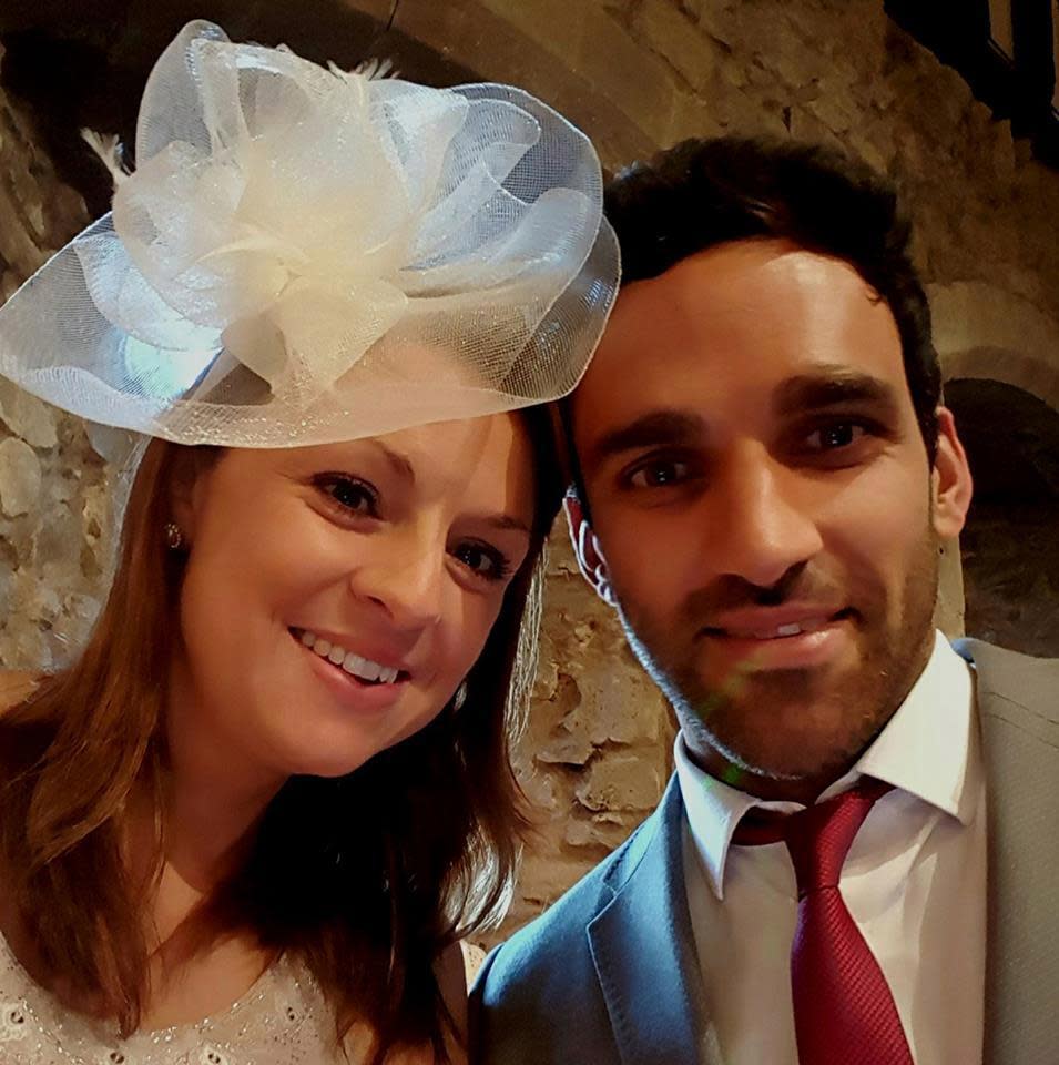 Davood with his wife, Isobel. Copyright: [BBC]