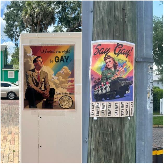 Street artist Corie Mattie hit Orlando with a series of activist images.