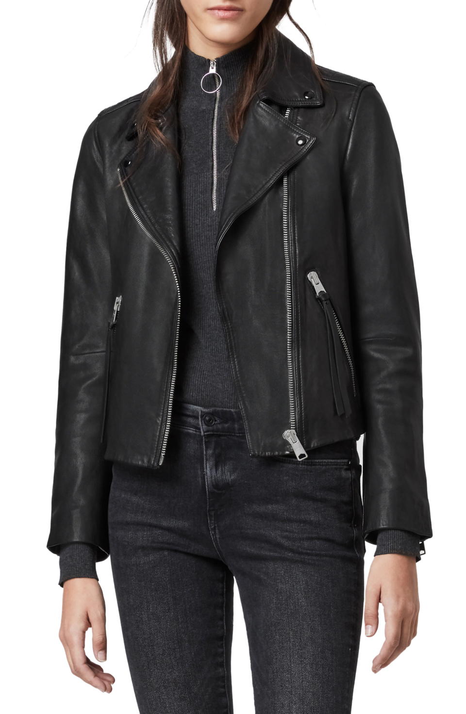 <p><a href="https://go.redirectingat.com?id=74968X1596630&url=https%3A%2F%2Fwww.nordstrom.com%2Fs%2Fallsaints-dalby-leather-biker-jacket%2F5009153&sref=https%3A%2F%2Fwww.oprahdaily.com%2Fstyle%2Fg28185294%2Fbest-leather-jackets-women%2F" rel="nofollow noopener" target="_blank" data-ylk="slk:Shop Now;elm:context_link;itc:0;sec:content-canvas" class="link ">Shop Now</a></p><p>Dalby Leather Biker Jacket</p><p>nordstrom.com</p><p>$499.00</p><span class="copyright">All Saints</span>