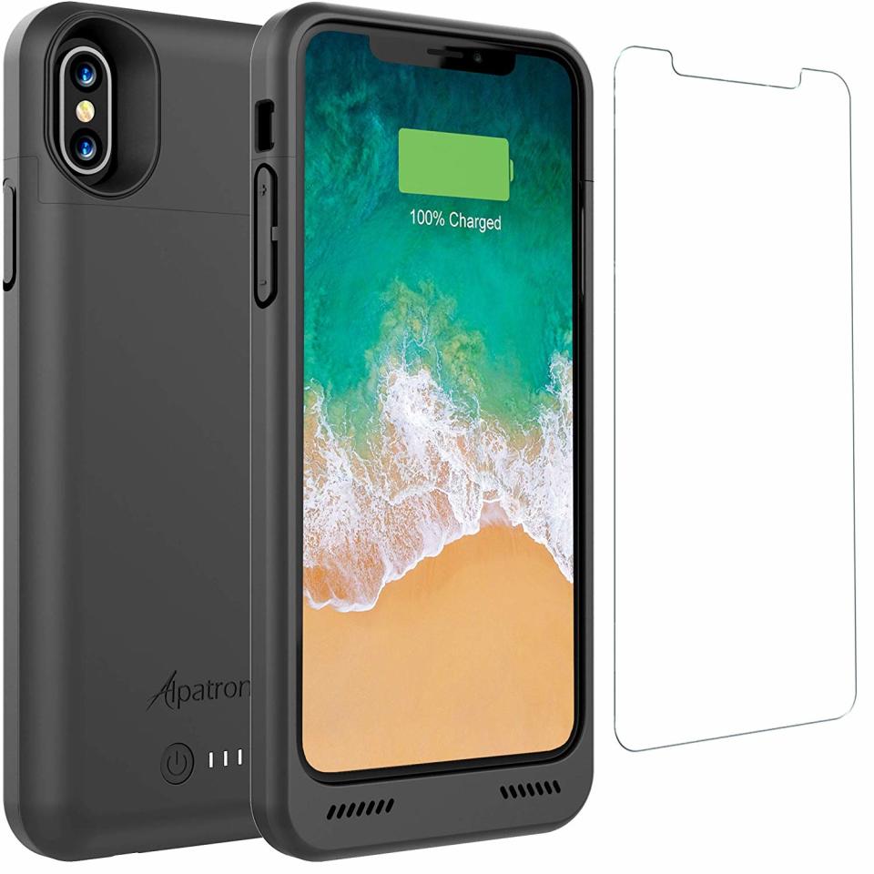 Alpatronix iPhone X/XS Battery Case with Qi Wireless Charging. (Photo: Amazon)