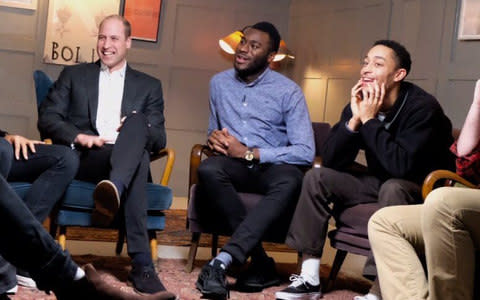 The Duke of Cambridge meets staff, volunteers, and supporters of the mental health charity 'Campaign Against Living Miserably' (CALM) - Credit: @KensingtonRoyal/Twitter