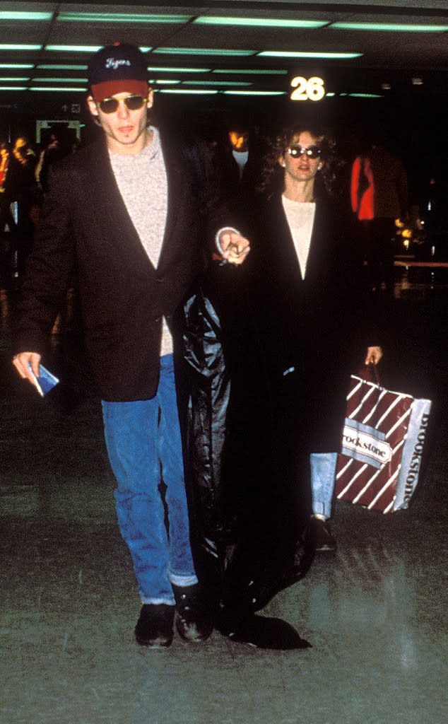 Johnny Depp, Jennifer Grey, 1989