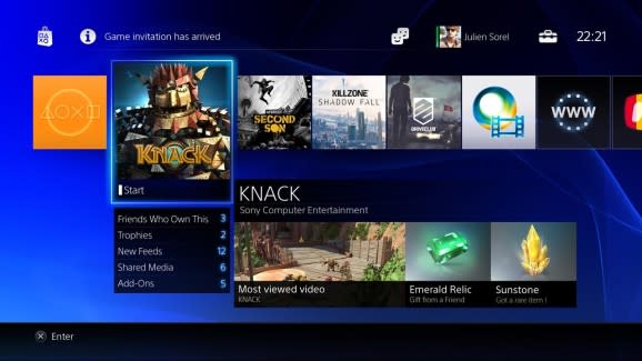 PlayStation Network's store.
