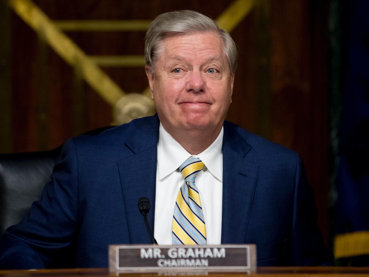 Senate Judiciary Chairman Lindsey Graham is being dramatically out-spent in a close re-election race. (AP)