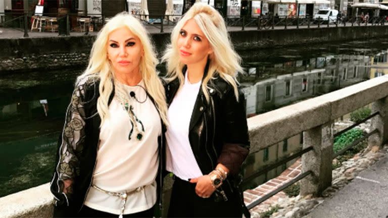 Susana y Wanda, juntas en Milano