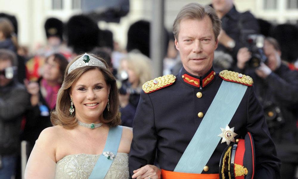 Henri, Grand Duke of Luxembourg, and his wife, Maria Teresa.