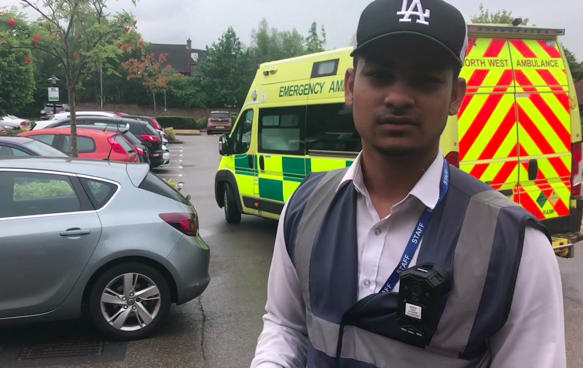 The parking warden issued the ticket outside a Tesco (Picture: SWNS)