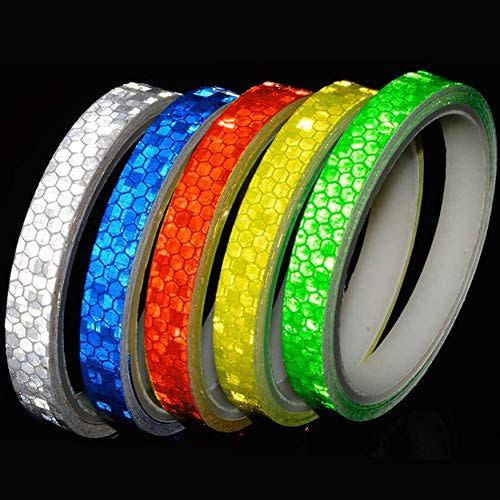 5) 5-Pack of Colored Reflective Tape