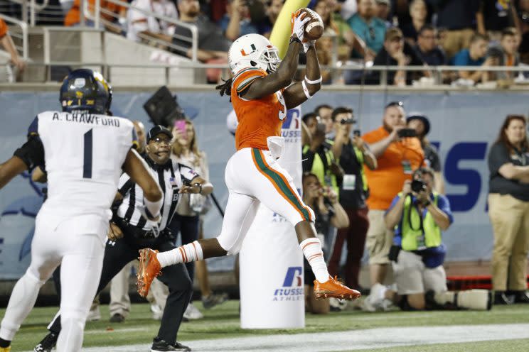 Malcolm Louis and the Miami passing attack came alive in the second quarter for 3 TDs.