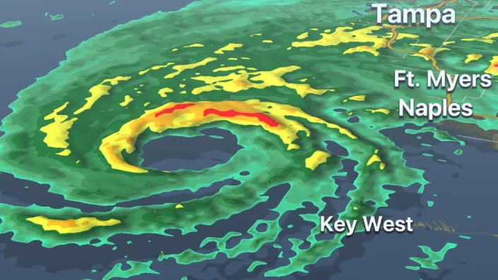 FOX 3D Radar Hurricane Ian