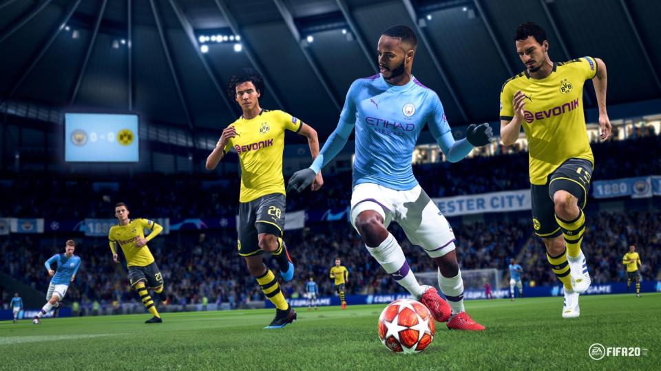 Platz 8: Kicken auf Kleinfeldern und in Käfigen, Mann gegen Frau - und am Ende siegt der Style. "FIFA 20" brachte mit dem "Volta Football"-Modus ein trickreiches Spielerlebnis, das man aus alten "FIFA Street"-Spielen kennt. Den Rest - Champions League, hunderte offizielle Mannschaften, Frauen-Fußball, Top-Präsentation, verfeinerte Gameplay-Mechanismen, neue Tricks - gab's wie immer obendrauf. (Bild: EA)