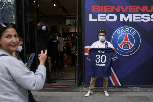 Paris Saint-Germain president 'smiles' at Lionel Messi to MLS