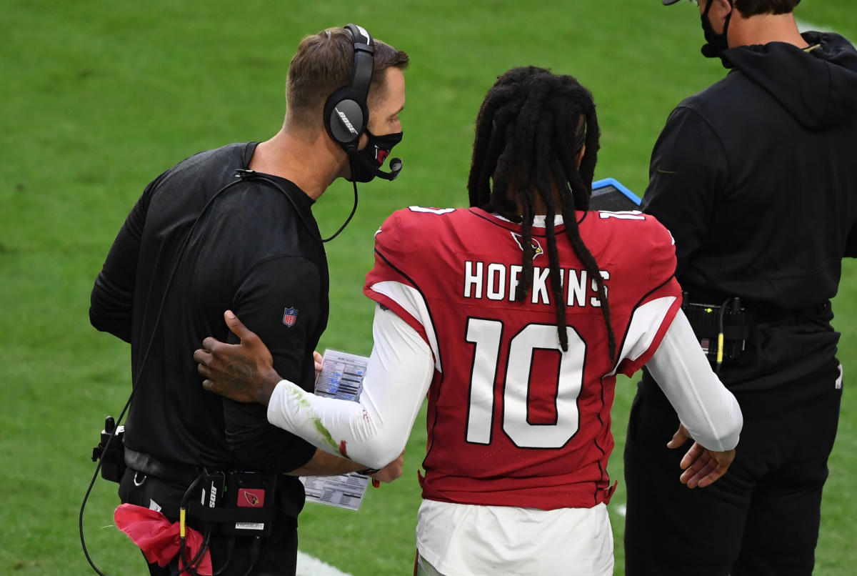 Kliff Kingsbury: DeAndre Hopkins' return in Week 7 'is going to uplift us'