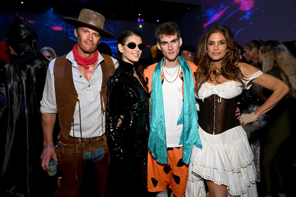 Cindy Crawford et sa famille