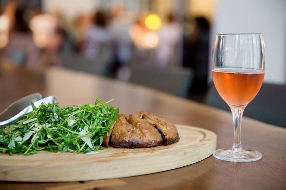 Chef Angie Mar’s Bing Cherry Tart paired was with Moët & Chandon Moet Rosé Imperial